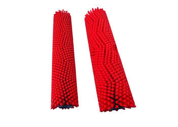 Red / Blue / White Vegetable Cleaning Brush Wear Resistant For Food Industry