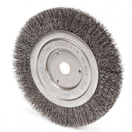 Steel Wire Deburring Polishing Wheel Brushes Disc Crimped Brush For Rust Cleaning